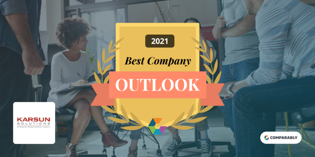 Best Company Outlook 2021 Comparably Award