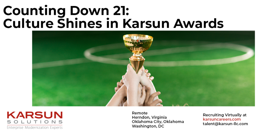 Culture Shines in Karsun Awards Team Trophy Image